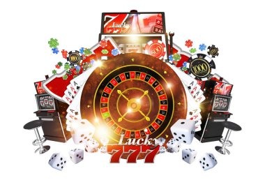 Live roulette dealer in professional casino studio